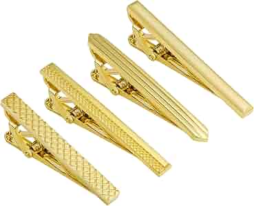 Amazon.com: 4Pairs Tie Clip Tie Bar and Tie Pin Clip for